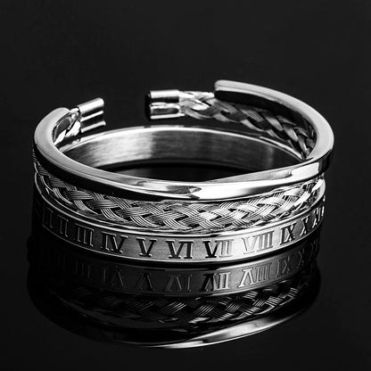 3pcs/set Luxury Set Trendy customized Bracelets wholesale Men Jewelry Bracelets