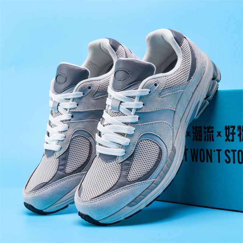 2025 Summer New Men's Fashion Network Surface Breathable Sports Daddy Shoes All Casual Comfortable Running Mountaineering Shoes