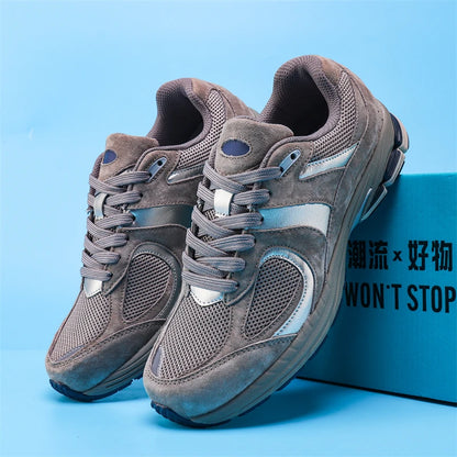 2025 Summer New Men's Fashion Network Surface Breathable Sports Daddy Shoes All Casual Comfortable Running Mountaineering Shoes