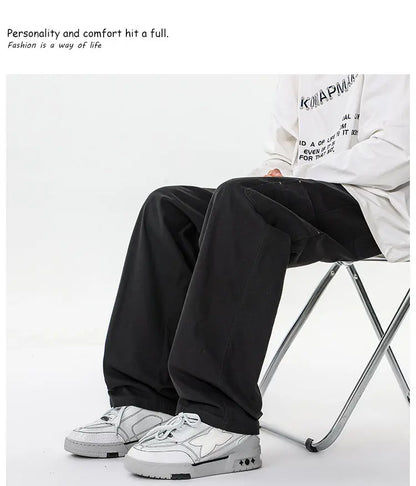 M-XXXXXXXXL Mens Cargo Combat Trousers Chino Cotton Jeans Casual Streetwear Work Wear Pants Plain Color Autumn Bottoms 8XL 7XL - Premium Kiosk