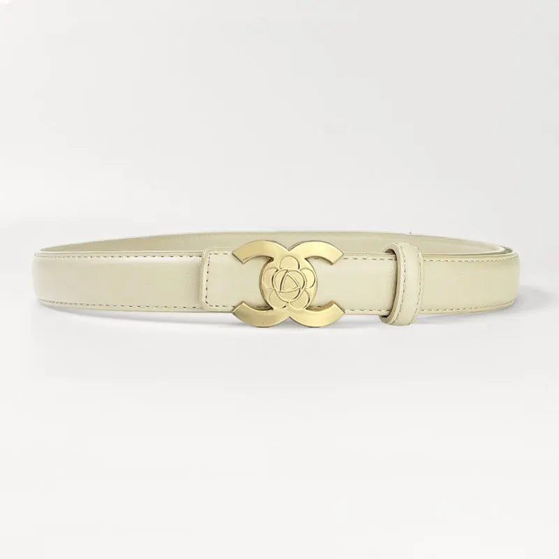 Women's belts designed in the style of luxury brands make women look more beautiful when worn as accessories and can also be giv