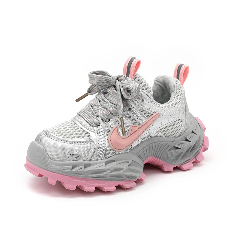 Women's Dad Shoes Thick Sole Breathable Lightweight Summer Thick Bottom High Toppling Street Fashion Comfortable Slip-On Trendy