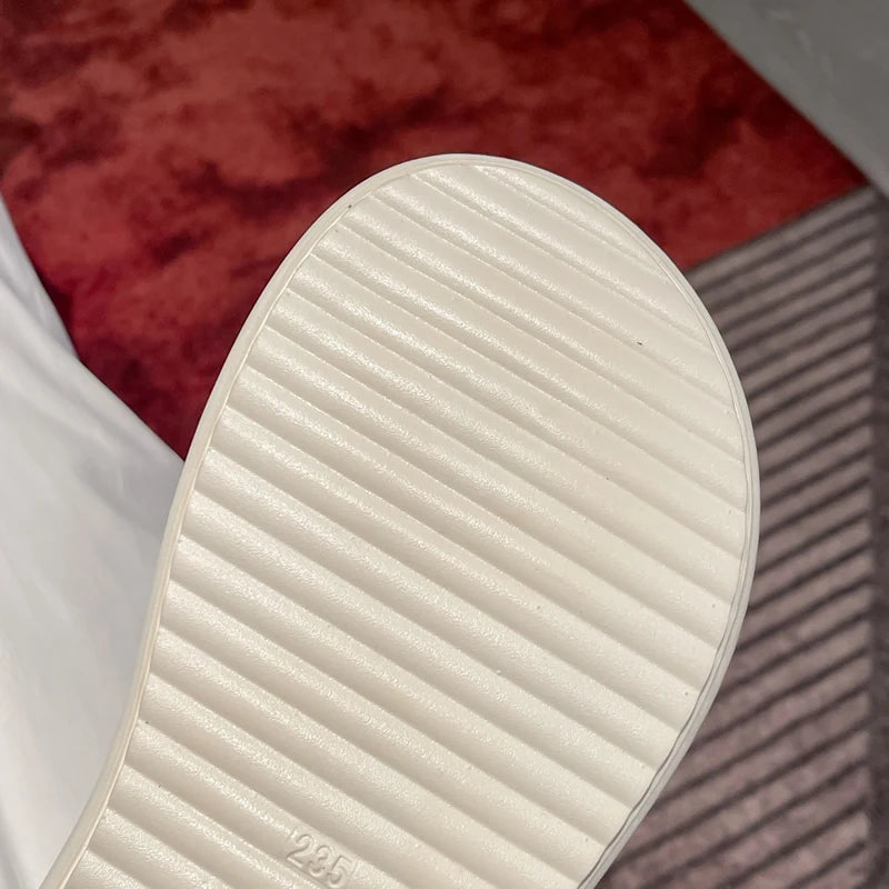 Women's Slippers Fashion Spring and Summer Outdoor Color-blocking Fashion, Versatile and Trendy Brand Flat Anti-slip Sandals - Premium Kiosk