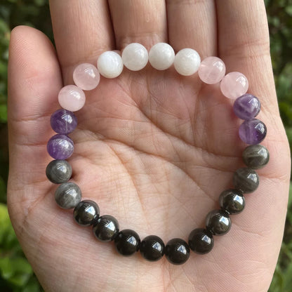 6 Styles Bracelet,Money Bracelet,Empath Protection Bracelet,Grounding & Protection Bracelet,Self-Love Bracelet