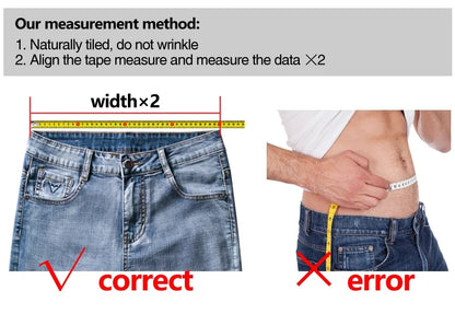 Men's Baggy Straight Cargo Jeans Elastic Waist Drawstring Casual Pants High Street Fashion Vintage Trousers Male Trendy Brand